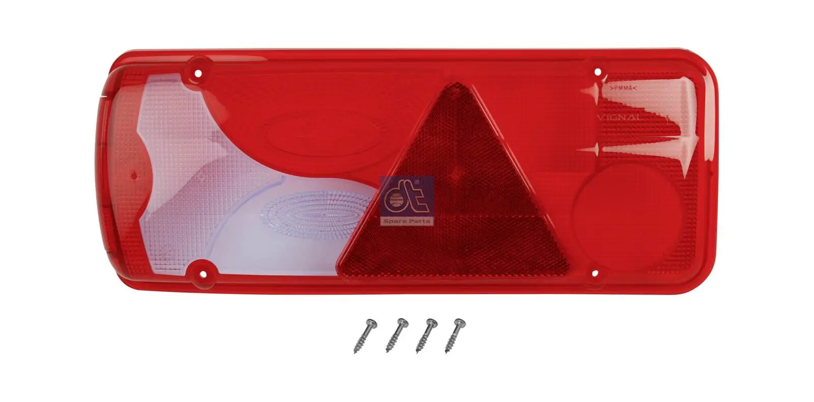 Lens, tail light assembly